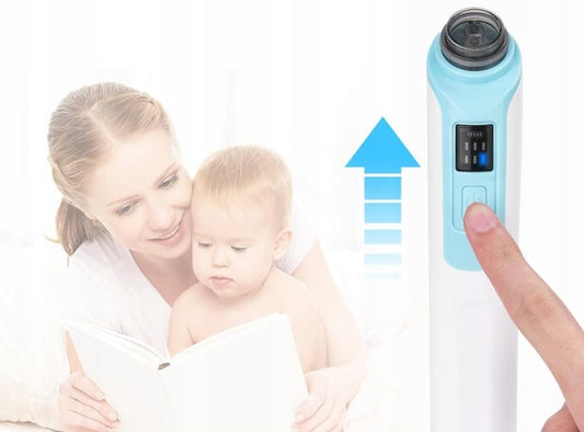 URAQT aspirator elektryczny do nosa 2 końcówki 0 +