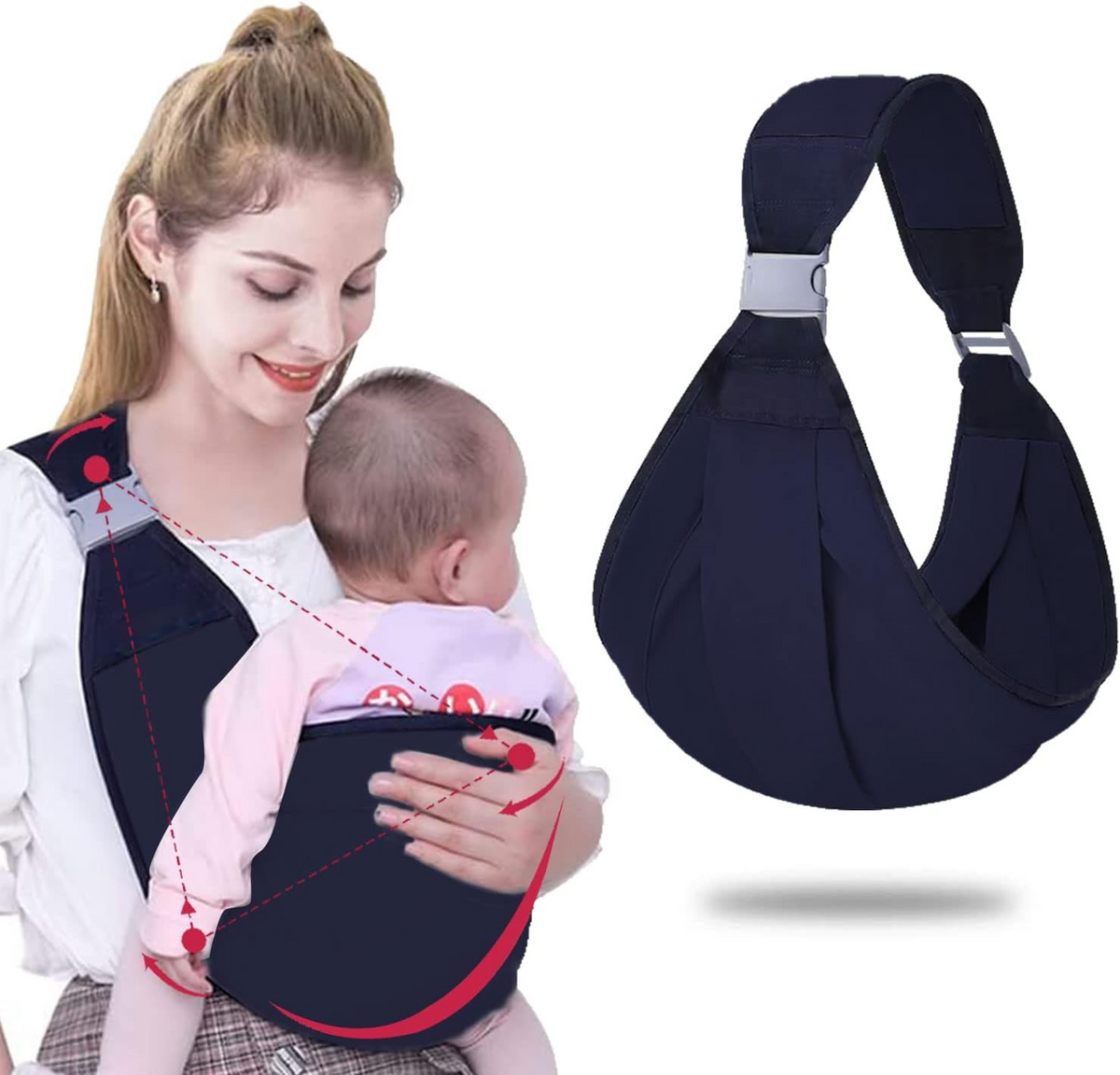 GUBBY GUPS porte-bébé CEINTURE écharpe jusqu'à 15kg