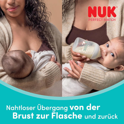 NUK Perfect Match butelki antykolkowe 150 ml x4 3m+ – nowy – zdjęcie 4