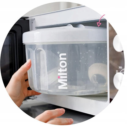 MILTON Combi sterylizator mikrofalowy 2-6 minut i na zimną wodę 15 minut