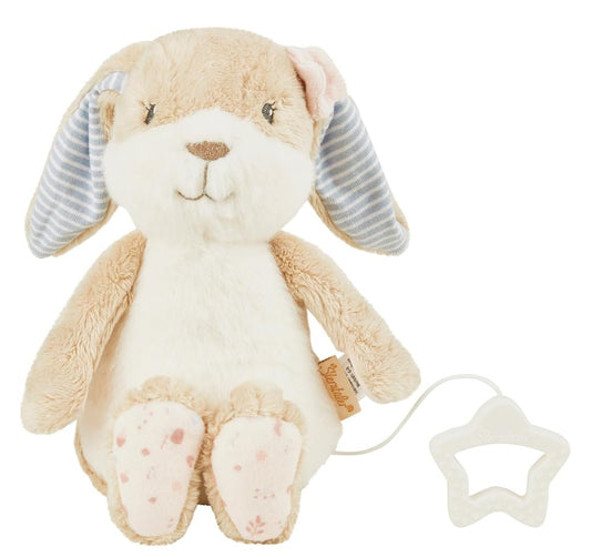 STERNTALER przytulanka z pozytywką La-Le-Lu zając HANNI 22 cm, beżowo-biała, dla niemowląt 0+