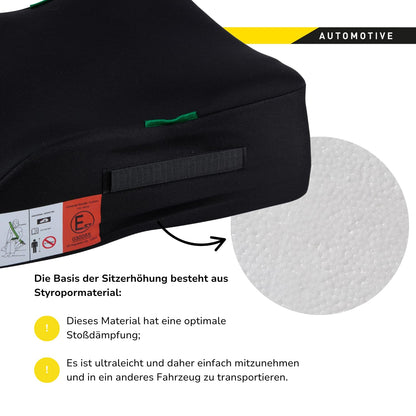 DUNLOP Car Booster Κάθισμα αυτοκινήτου ανύψωσης 135-150 cm