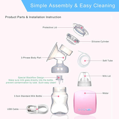 YABTF single electric breast pump