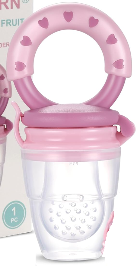 BEBI BORN mordedor dispensador de frutas para bebés 3-24m con 3 boquillas