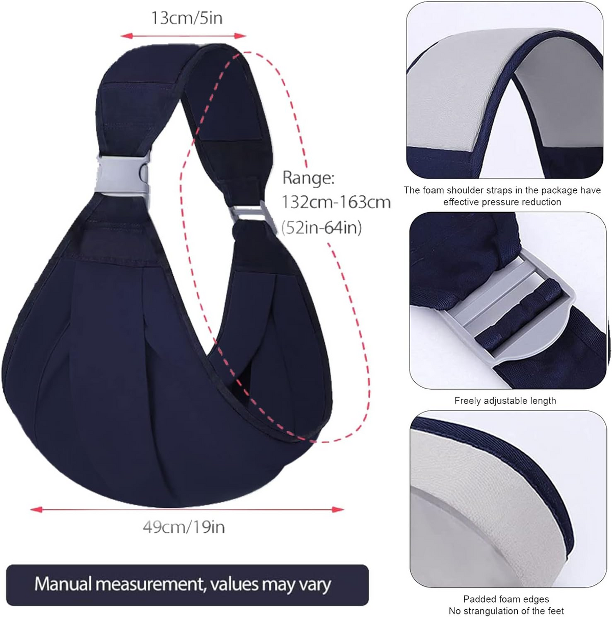 GUBBY GUPS porte-bébé CEINTURE écharpe jusqu'à 15kg