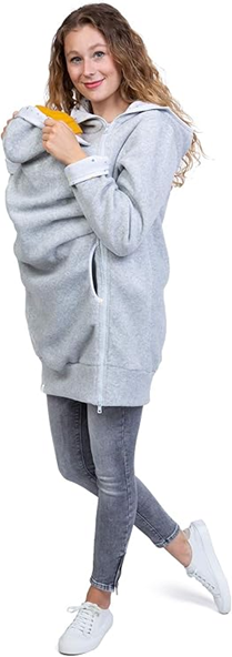 VIVA LA MAMA Fleecebluse til mor og barn til bæresele XL