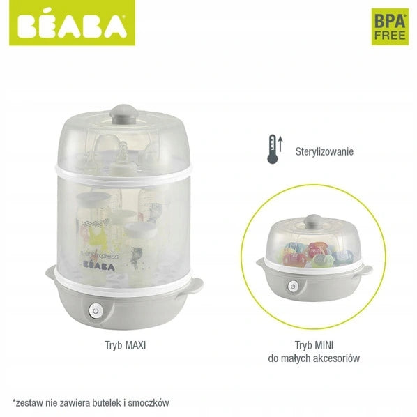 BEABA Steril'Express sterylizator parowy 2 w 1