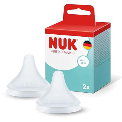 NUK Perfect Match smoczki do butelek M 2 szt. 6+ – nowy – zdjęcie 3