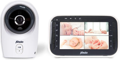 ALECTO DVM-143 monitor de bebeluși cu cameră controlată de la distanță, ecran LCD 4,3", funcție VOX