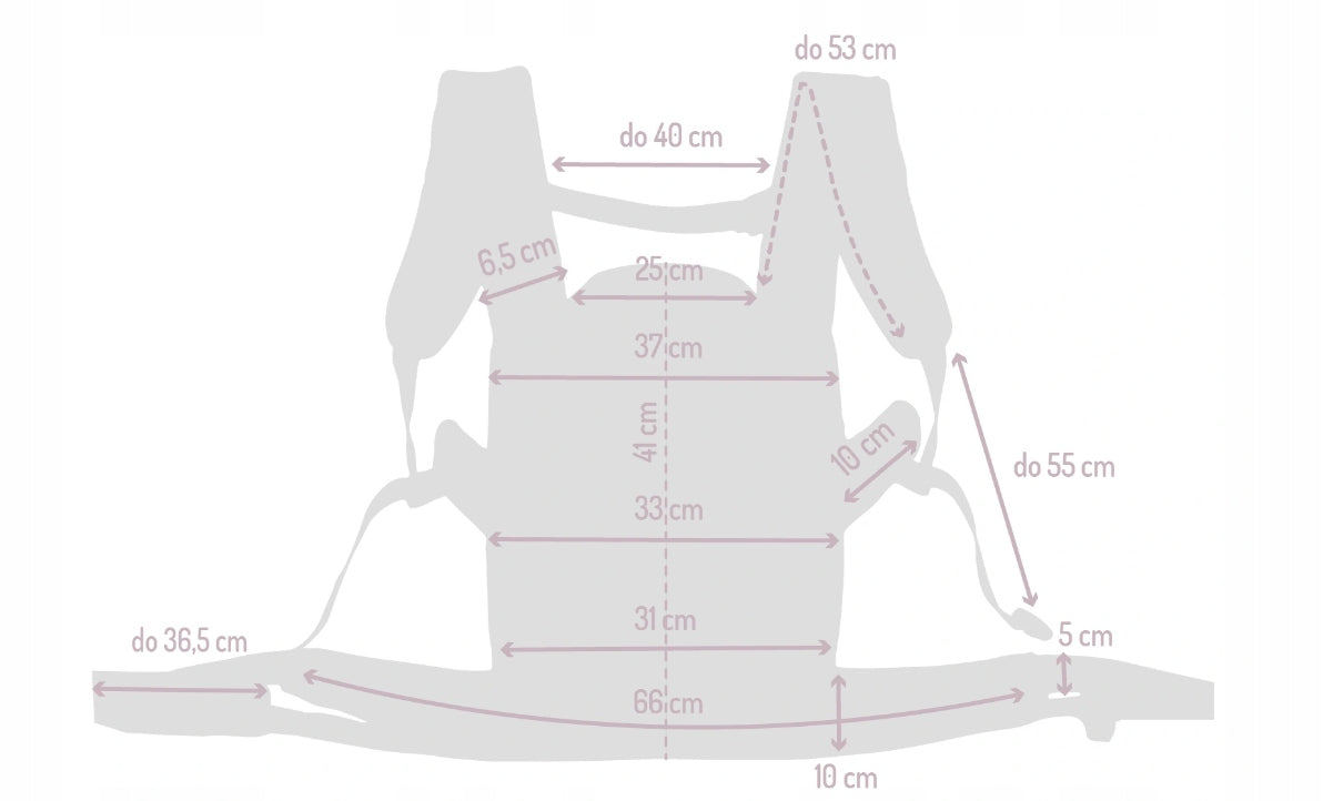 MOMI COLLETE marsupiu ergonomic de la 3 luni până la 20 kg