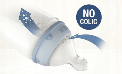 NUK First Choice+ CUMISÜVEG 150 ml 0–6 hónap hőmérsékletjelző SZAMÁR