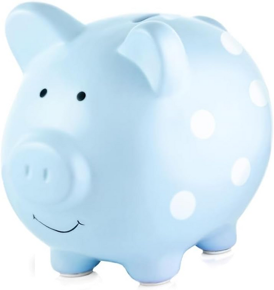 PEARHEAD Piggy Bank ceramiczna świnka skarbonka 14,5 x 18 cm