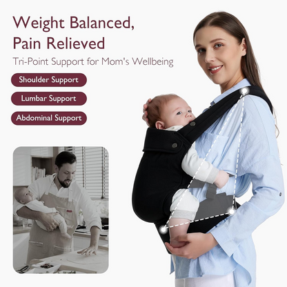 MOMCOZY porte-bébé pour nouveau-nés et nourrissons 3-20kg réglable