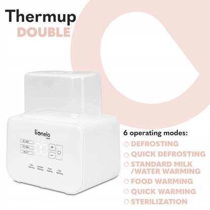 LIONELO THERMUP DOUBLE bottle and sippy cup warmer