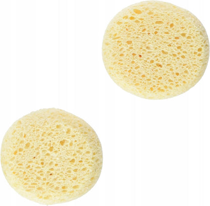 TIGEX naturalne gąbki roślinno-bawełniane dla dzieci 5x6 cm 2 sztuki