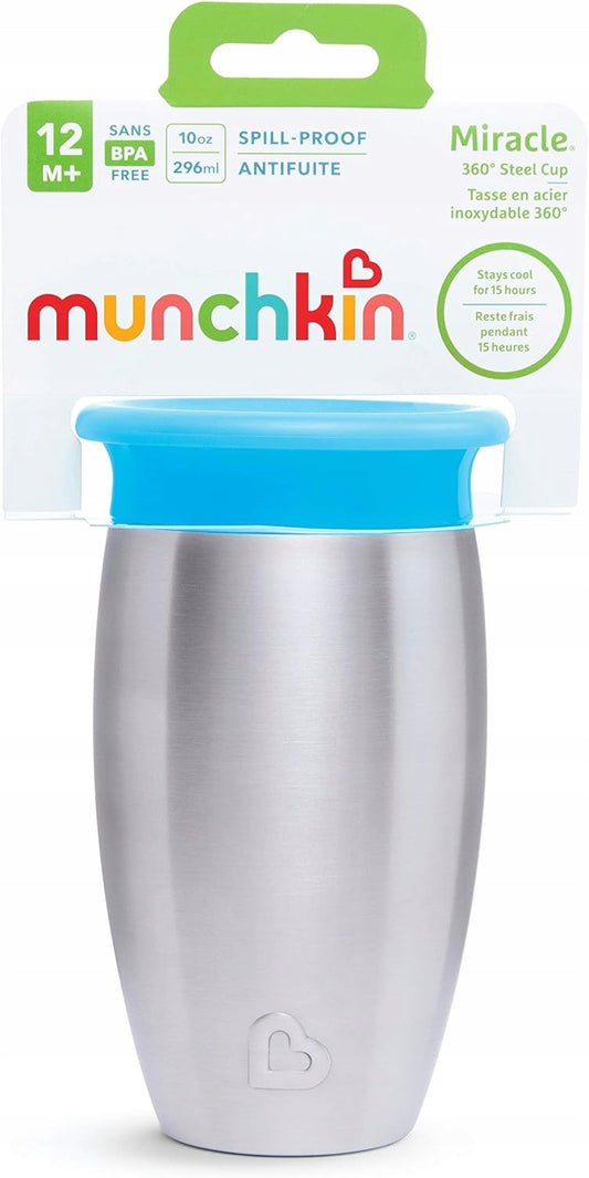 MUNCHKIN Miracle kubek 360 6msc+ 296ml stal nierdzewna