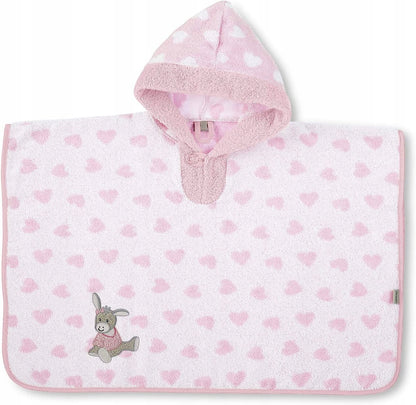 STERNTALER poncho met capuchon Ezel 50x70