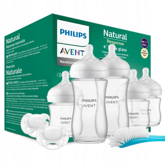 PHILIPS AVENT Natural RESPONSE set sticle STICLĂ tetine perie