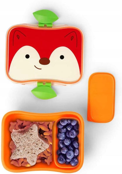 SKIP HOP Zoo Lunch Kit - Vos broodtrommel + snackdoos 700 ml