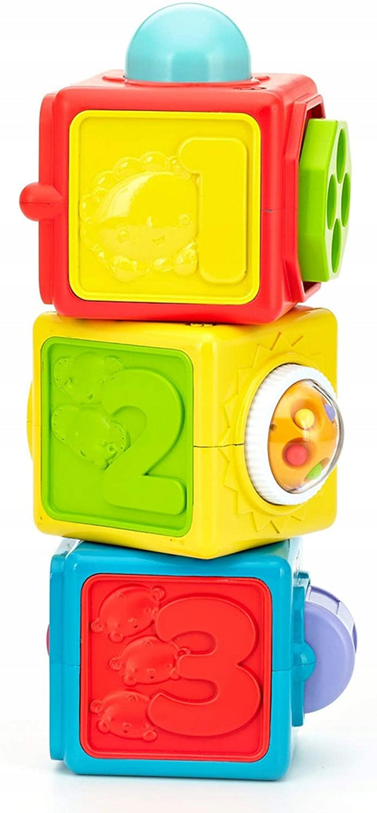FISHER-PRICE DHW15 interaktywne klocki ze zwierzątkami 6 m+