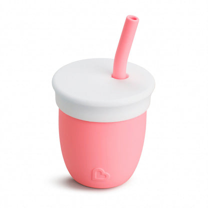 MUNCHKIN C'est Silicone! beker met rietje 6msc+ 120ml
