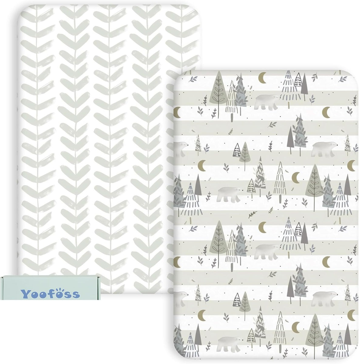 YOOFOSS fitted sheet x2