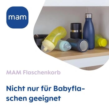 MAM Flaschenkorb hvid kurv til opbevaring af flasker