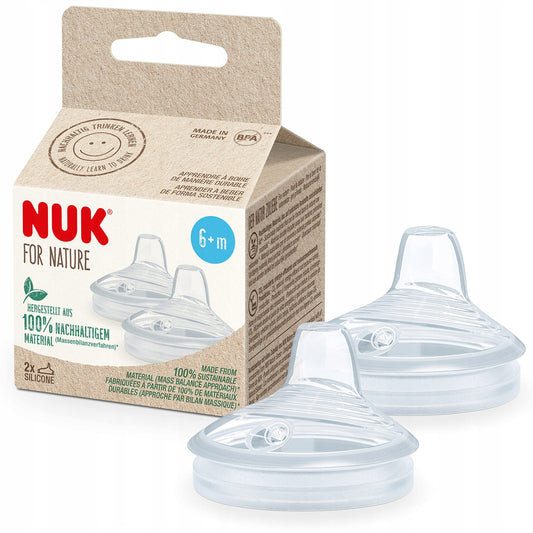 NUK for Nature tetină din silicon pentru cană 6luni+