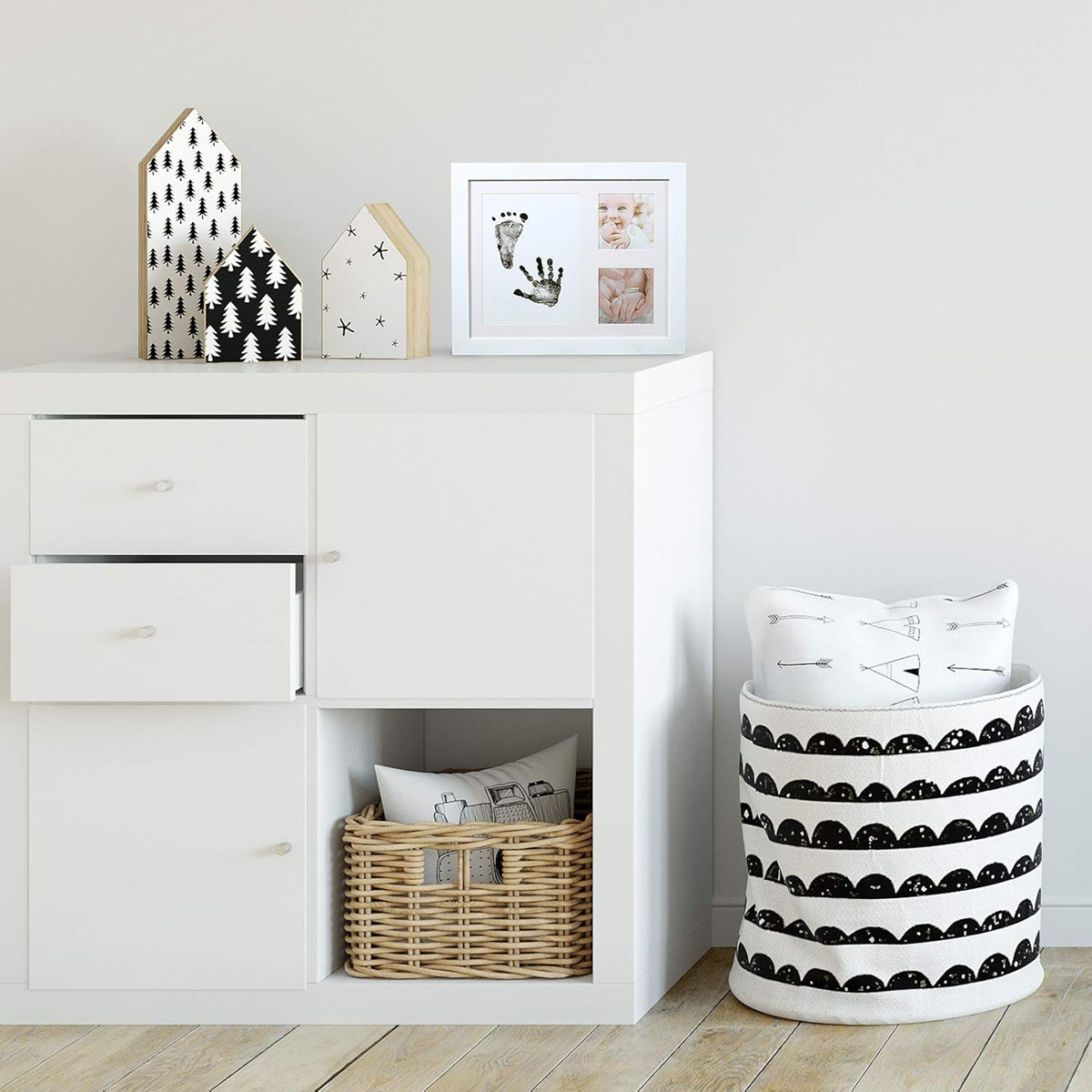 OUTUS 6 párna és 12 lenyomatlap kéz- és láblenyomatokhoz 8 12 db,5 cm