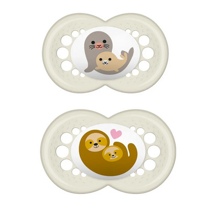 MAM ORIGINAL smoczek uspokajający x2 6m+ SILIKON
