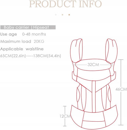 SONARIN porte-bébé ergonomique pour nourrissons