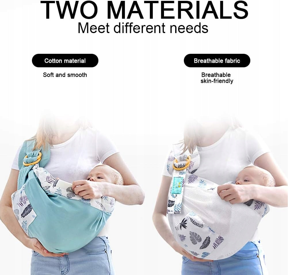 GOTOTOP porte-bébé écharpe à anneaux max 15kg