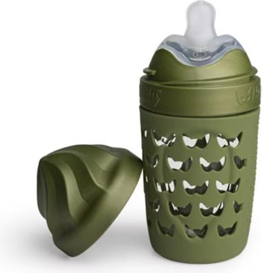 HEROBILITY Hero Eco üveg cumisüveg tokban 220 ml 6 hónap+ M méretű cumi