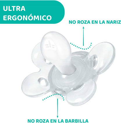 CHICCO PhysioForma silicone dummies x2