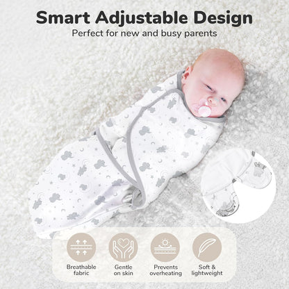 MAMA CHEETAH cotton swaddles