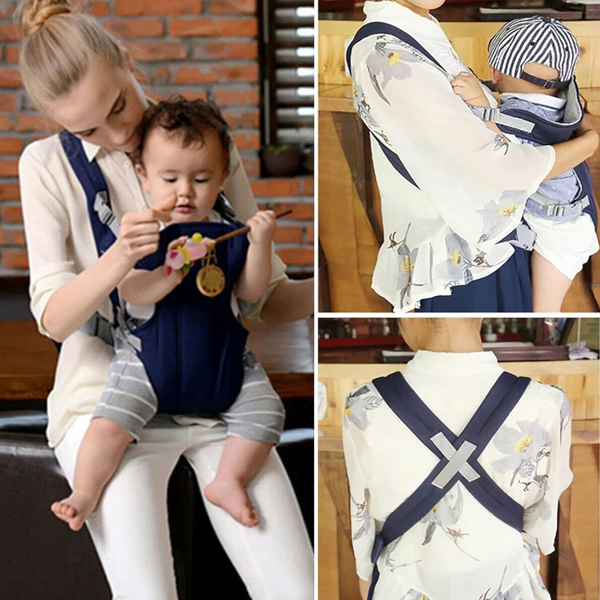 Porte-bébé ergonomique réglable 3,5-15 kg
