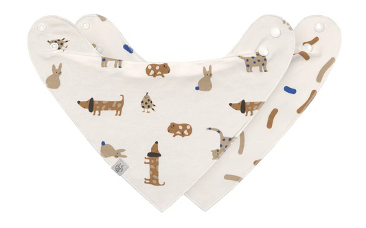 LASSIG bandana śliniak x2 0-24msc