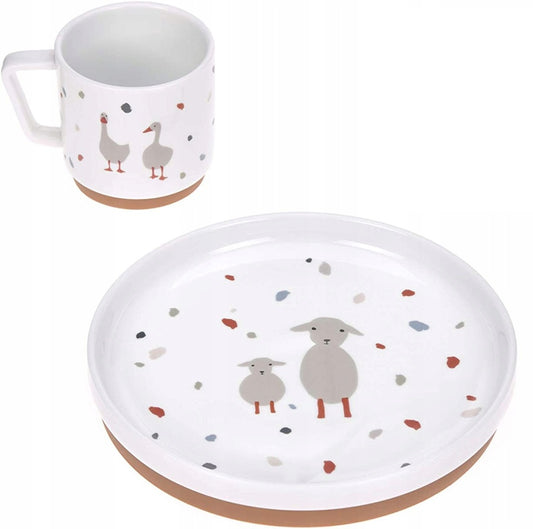 LASSIG Tiny Farmer zestaw naczyń porcelanowych