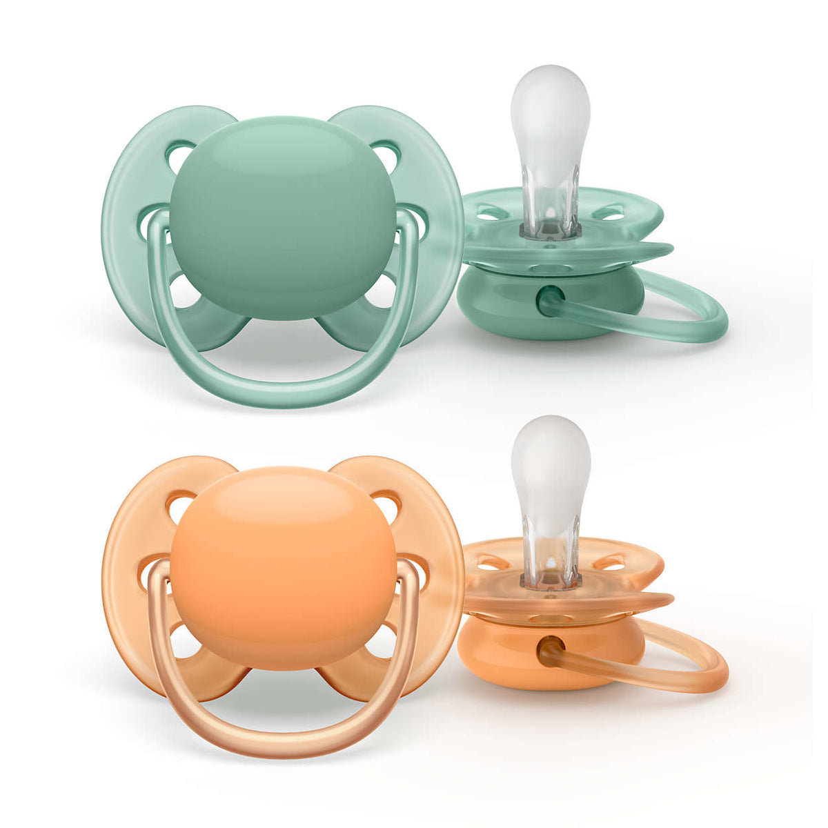 PHILIPS AVENT Ultra Soft fopspenen x 2 0-6 maanden