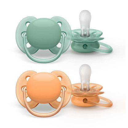PHILIPS AVENT Ultra Soft fopspenen x 2 0-6 maanden