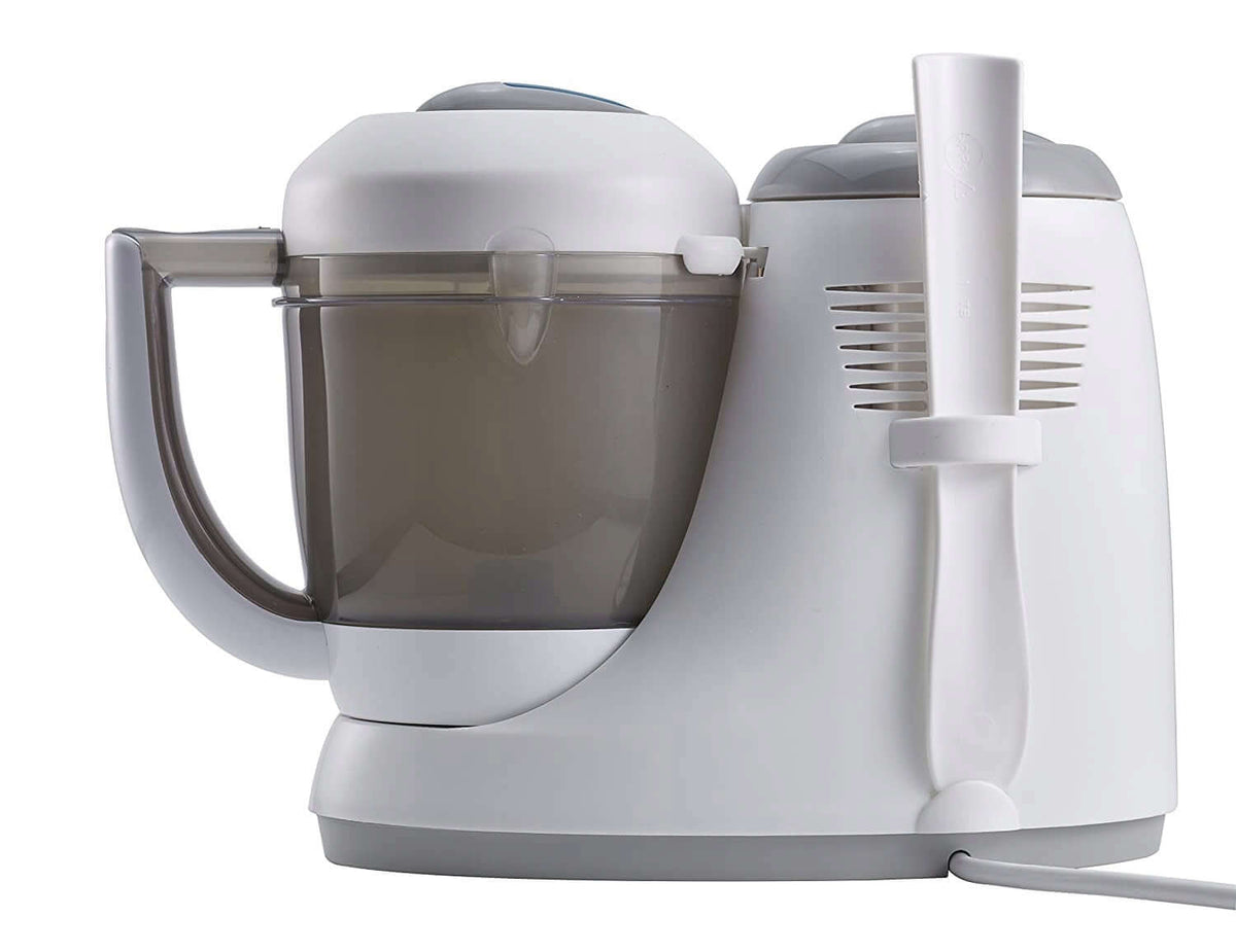 BEABA Babycook Original 4w1 ROBOT WIELOFUNKCYJNY biało-szary parowar, mikser i podgrzewacz do posiłków dla niemowląt