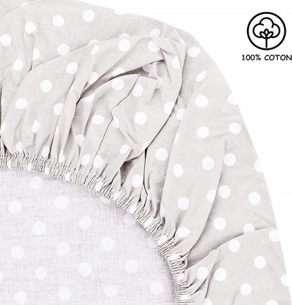 LOVELY HIPPO hoeslaken met elastiek x2 + waterdichte mat Next2Me 83X50