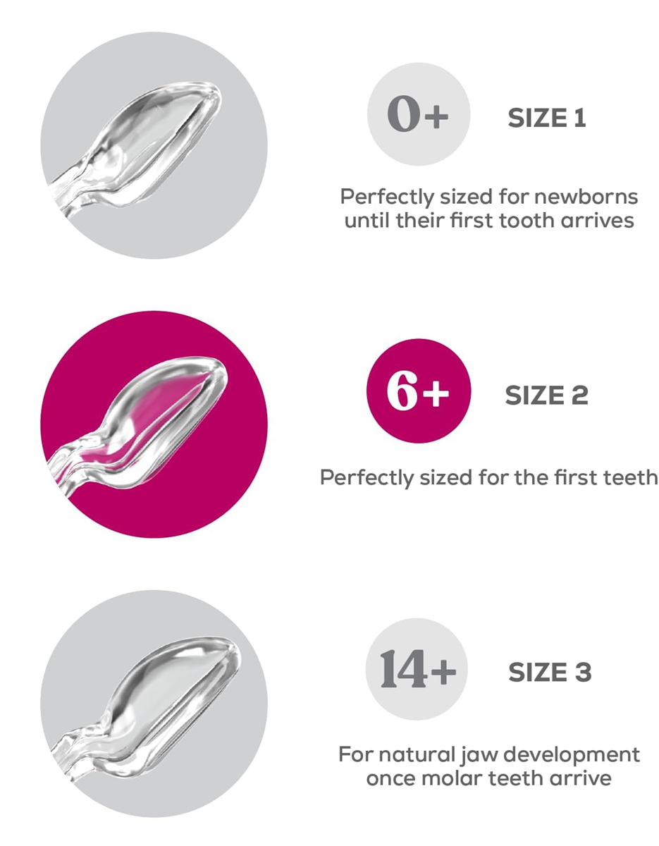 DENTISTAR smoczek uspokajający silikonowy 2x  6-14msc