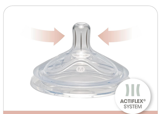 NIP First Moment cumisüveg cumival M méret közepes áramlás 270 ml ACTIFLEX
