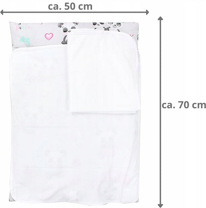TUPTAM salteluță de înfășat moale cu 2 huse 75x50 cm