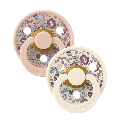 BIBS Eloise Blush Mix runde sutter x2, 6-18m