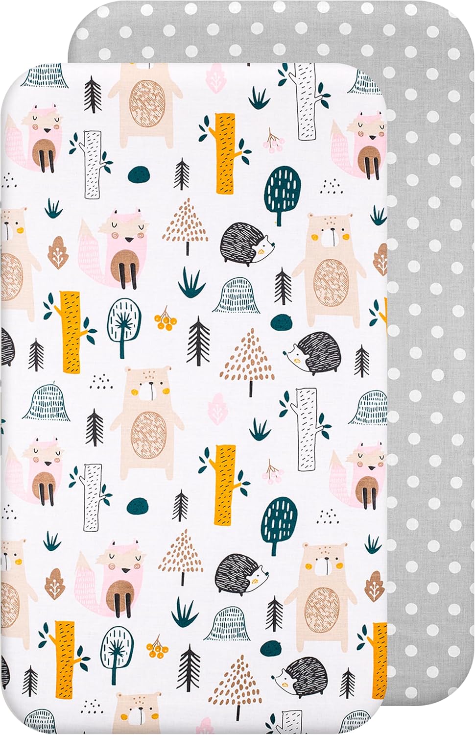 LOVELY HIPPO fitted sheet x2