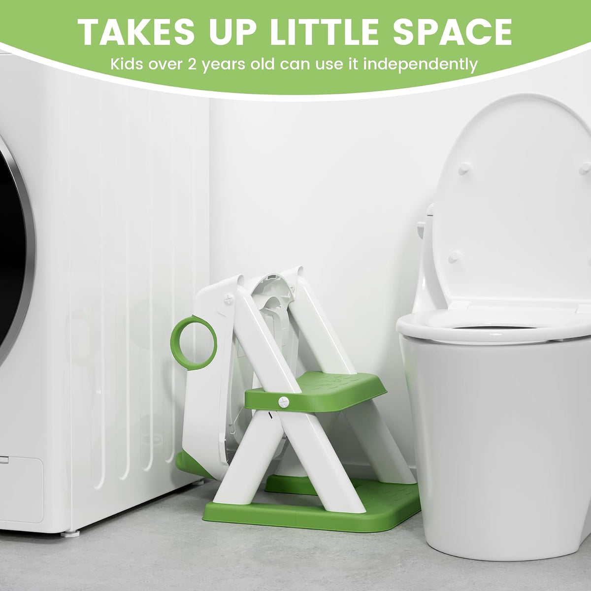 COOSEYA 2-in-1 toilet seat with steps