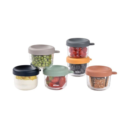 Béaba Sunrise glass food containers 150 ml
