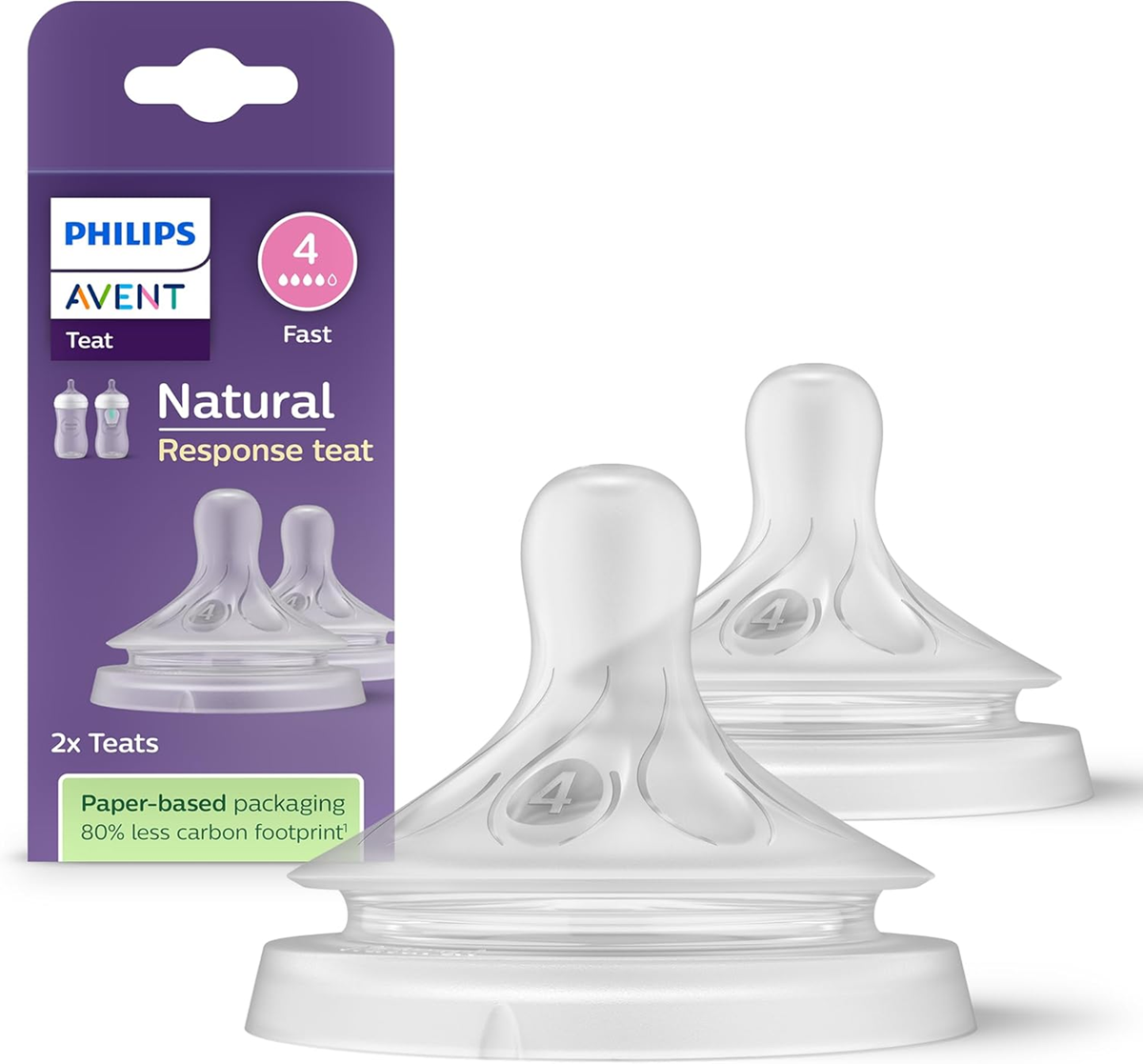 PHILIPS AVENT Natural RESPONSE cumlíky na fľašu 3 mes.+ x2